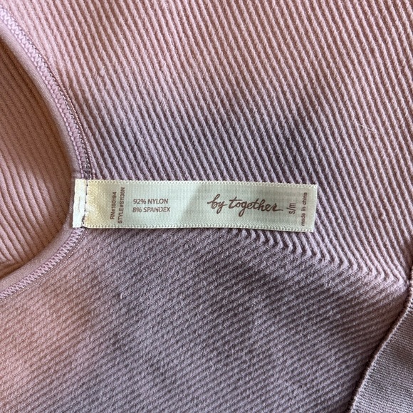 By Together Ribbed Crop Top Sports Bra - Picture 3 of 4